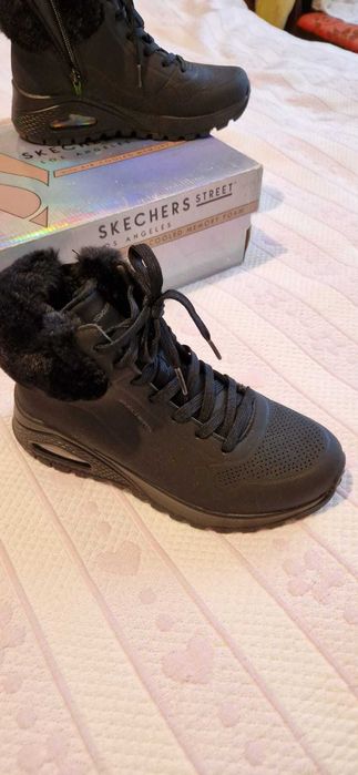 Ghete Skechers Uno Rugged NOI, nepurtate, 38
