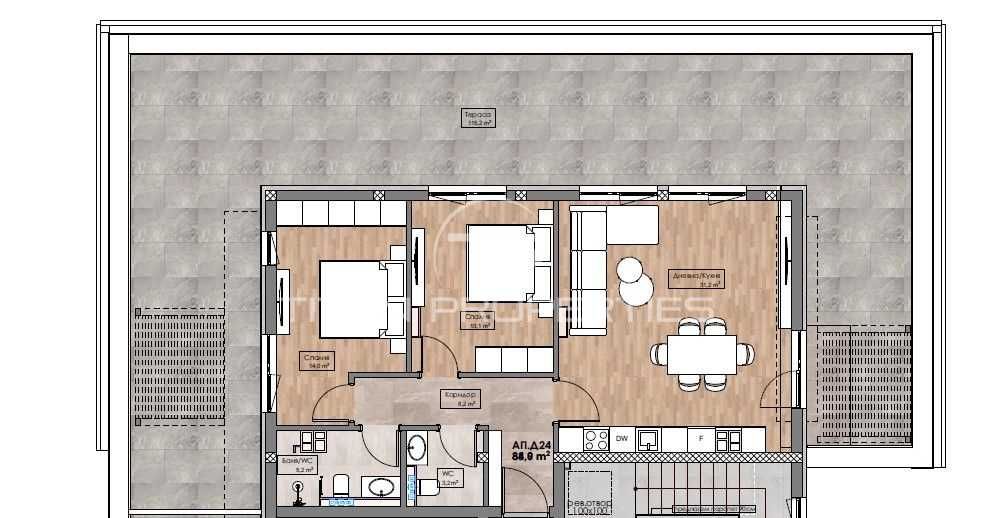 Продава се Тристаен апартамент в Пловдив, Кършияка - 215 кв.м за 497 €/кв.м - Снимка #9