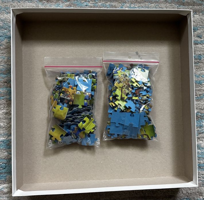 Set puzzle - cal murg 1000 piese si Romania 240 piese