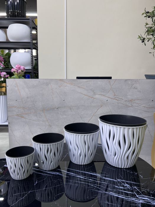 Цветочные горшки 2,5л с завода доставка 1–6 часов опт и розница