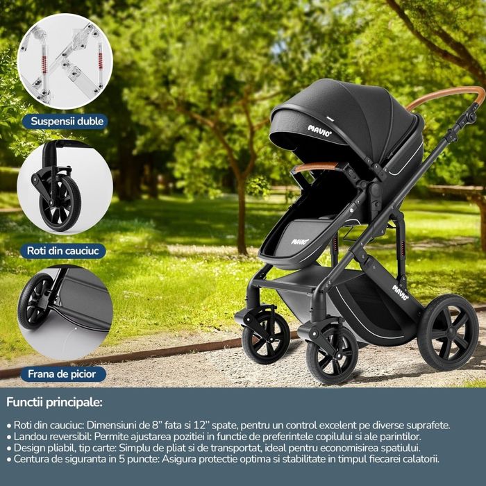Carucior 3 in 1 pentru Bebelusi Mavio® Adventure