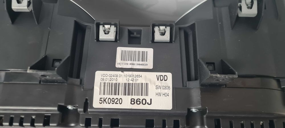 Километраж Golf 6 2012г.