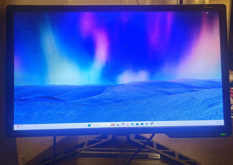 Monitor 144hz benq nvidia 3d vision suport lenovo