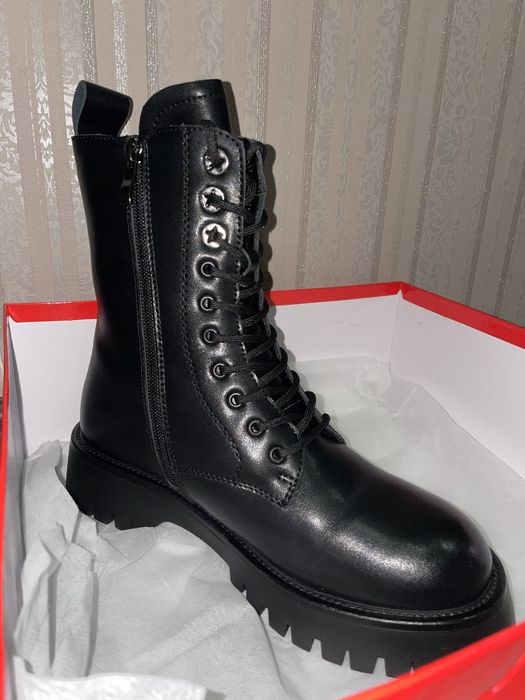 Ботинки женские зимние новые эко кожа