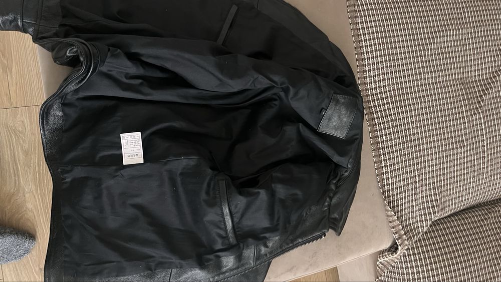 Кожанная куртка пилот