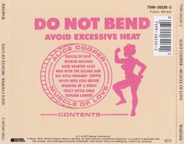 CD Alice Cooper - Muscle of Love 1973