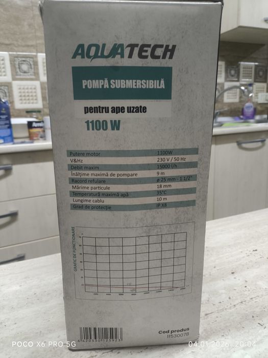 Pompa submersibila pentru ape murdare