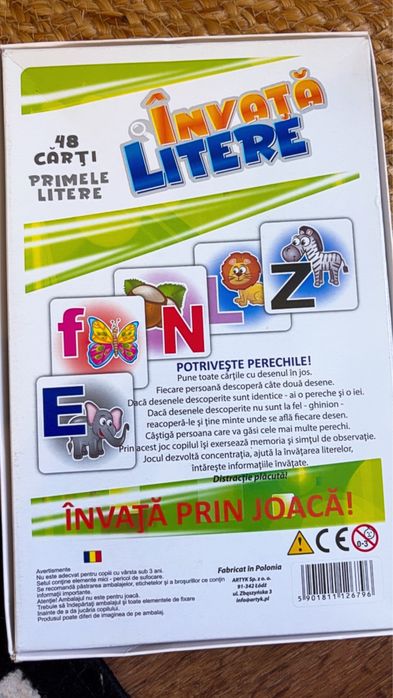 Joc Invață litere