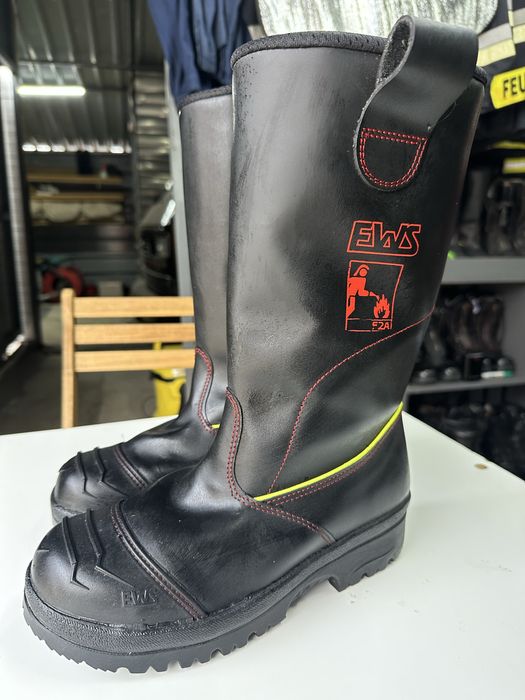 Cizme piele bocanci protectie pompieri germania ews awg svsu isu