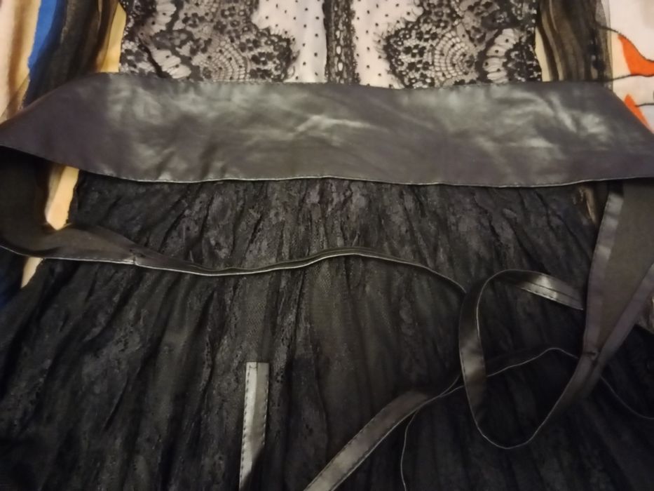 Платье вечернее чёрное