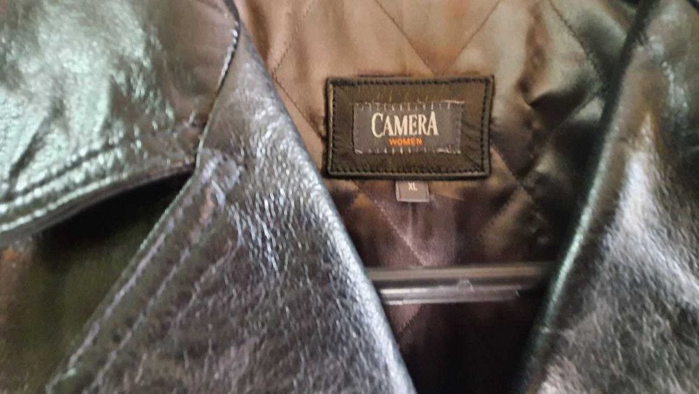 Кожаная куртка-пиджак