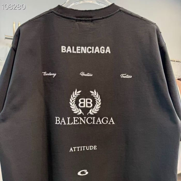 Tricou Balenciaga Black  T-Shirt Negru [Verificare Colet] Caliate Premium