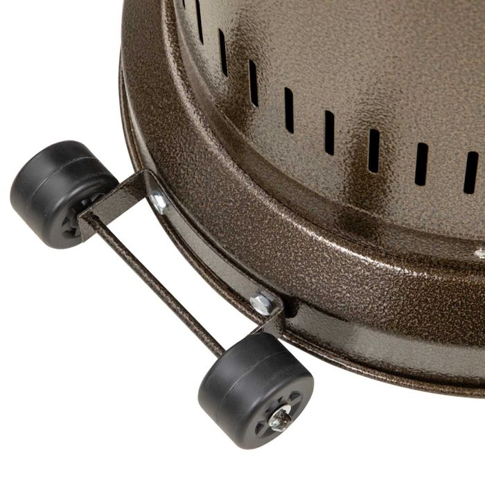 Incalzitor terasa pe gaz din metal ,maro