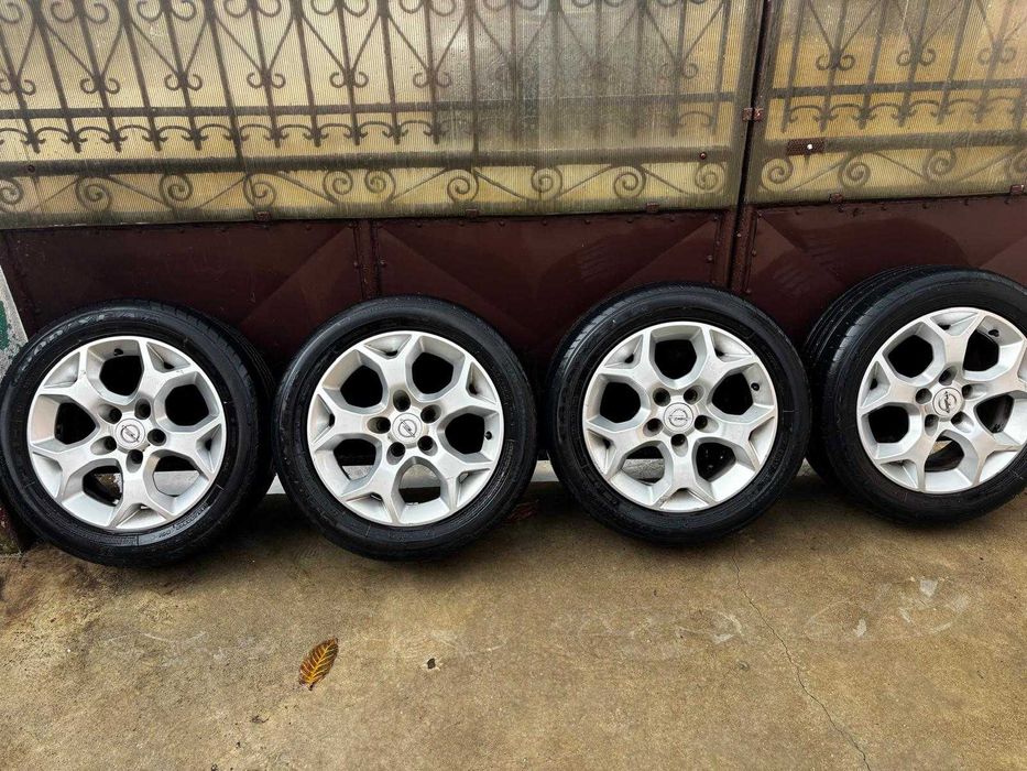 Set 4 jante originale Opel + anvelope