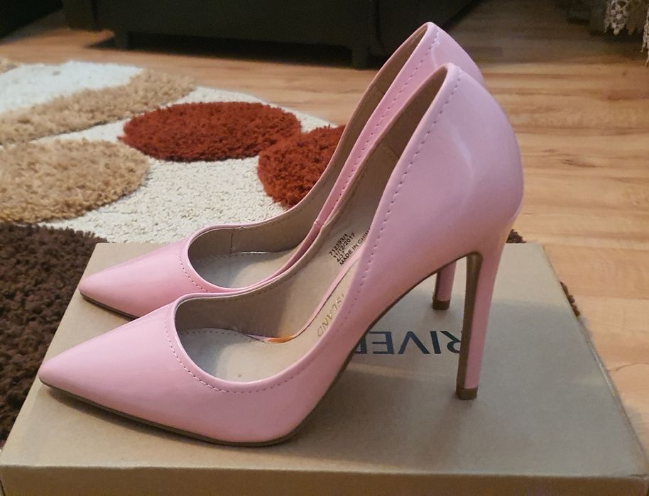 Pantofi stiletto baby pink