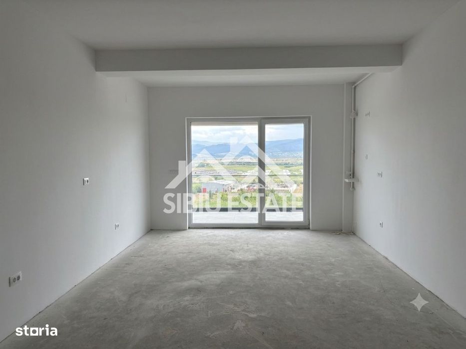 Apartament 2 camere, 54 mp + balcon 6 mp,la 10 min de centrul Sibiului