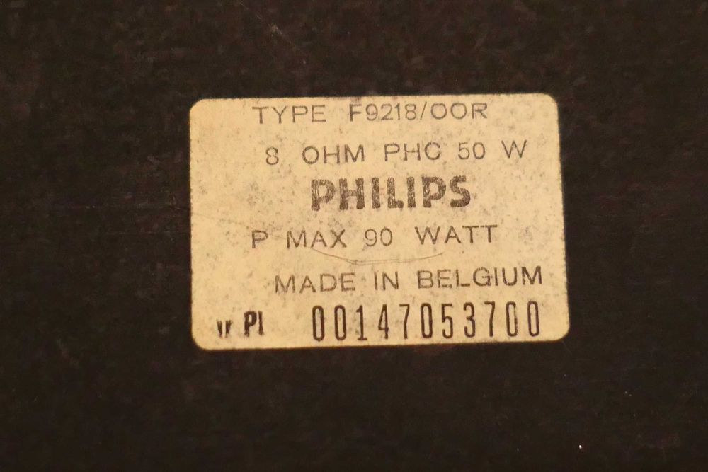 Boxe Hi-Fi Philips F-9218 90W 8 Ohmi Made Belgium Retro Vintage