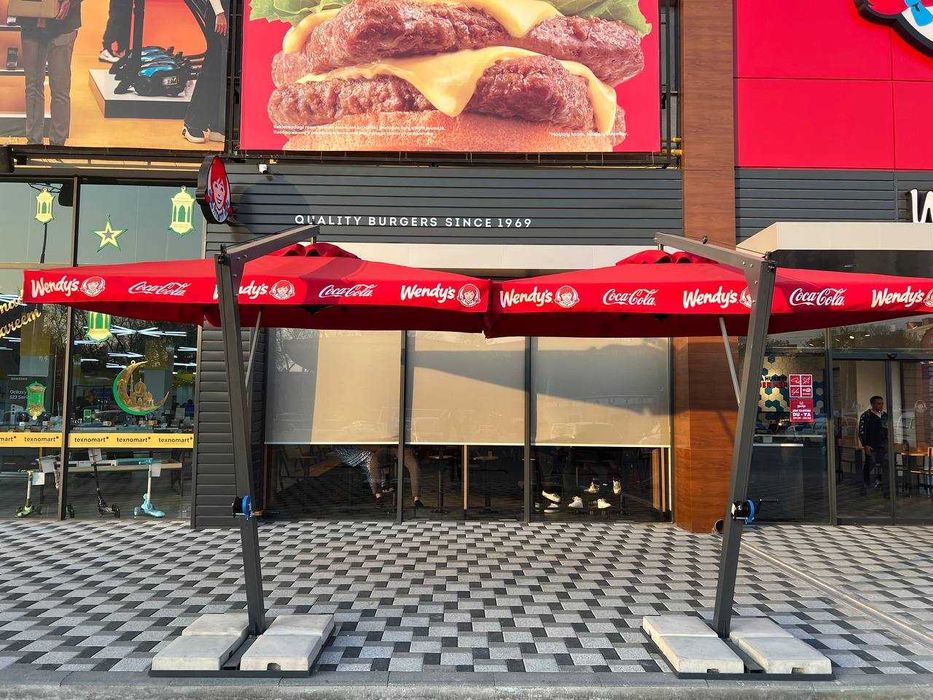 Готовые импортные зонты и Зонты на заказ SIESTA 3Х3 / 3,5Х3,5