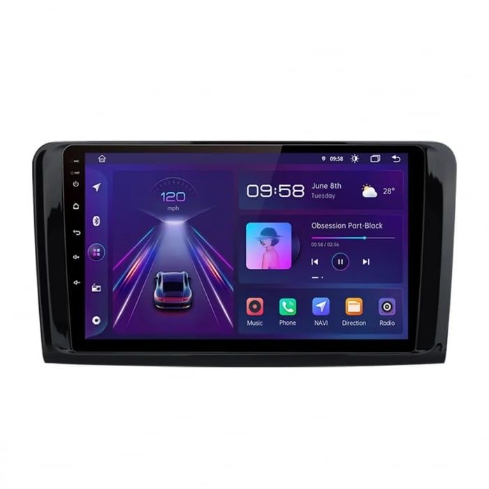 Navigatie Android Mercedes ML W164   Carplay Wi-Fi Android Auto Camera