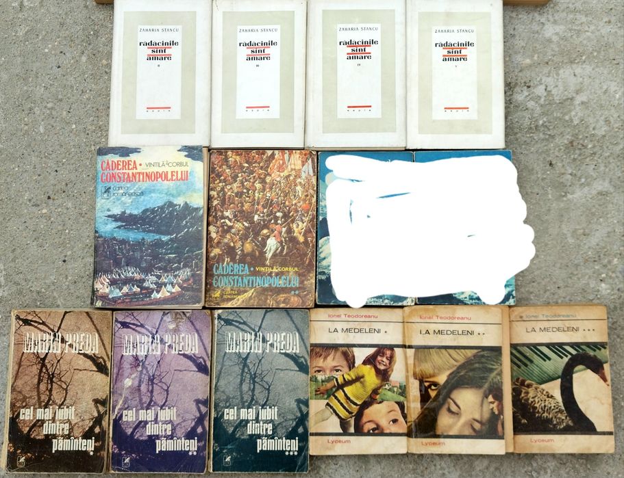 Vând cărți la prețuri începând de la 2 LEI/CARTE!