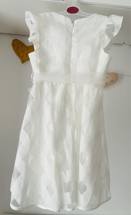 Rochie alba fetita ocazie 4 ani