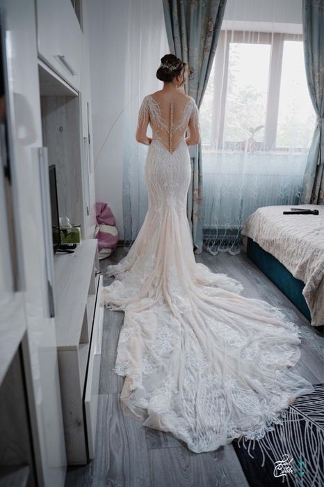 Rochie de mireasa de vanzare,Marimea S!!!