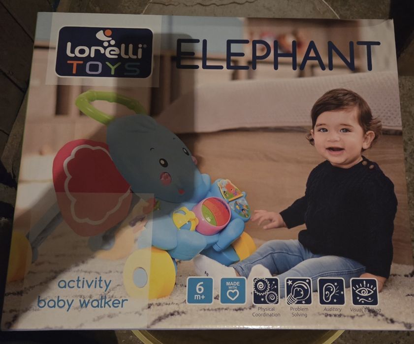 Продавам активна детска(бебешка) проходилка “Слон” на Lorelli-22