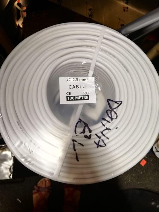 Cablu electric 3x2,5 3x1,5 4x2,5 5x2,5 2x2,5 2x1,5 litat myym 100m