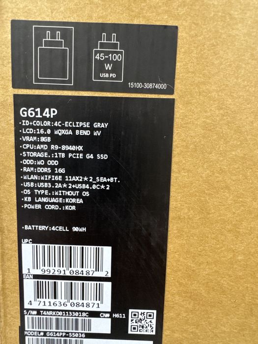 Asus Rog Strix G16 Amd Ryzen9-8940HX