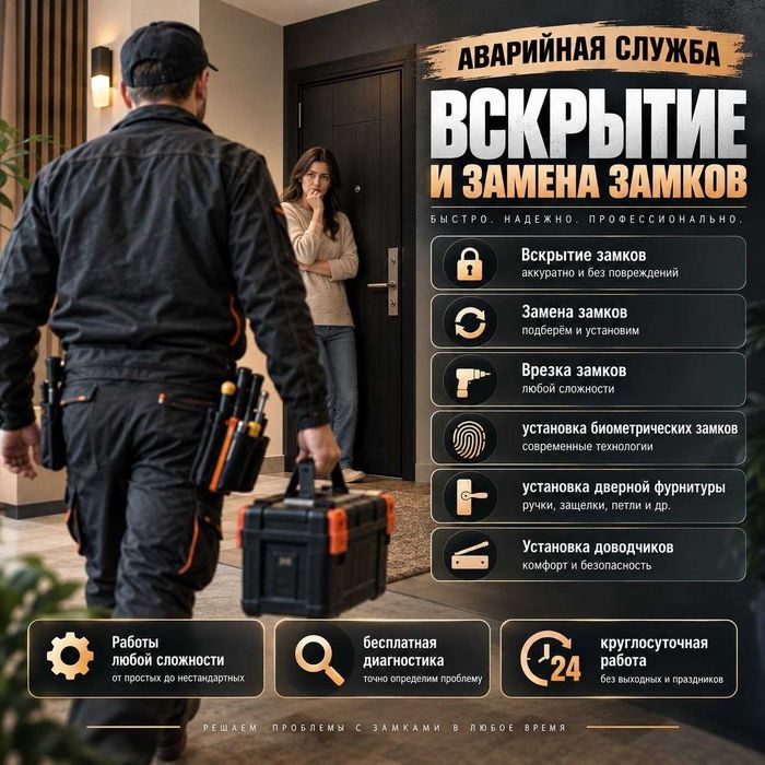 Вскрытие дверей,замена замков,ремонт,врезка,квартиры, замка авто,сейф