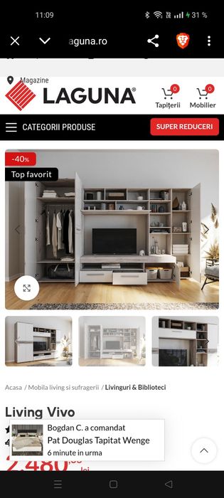 Mobila living Sufragerie