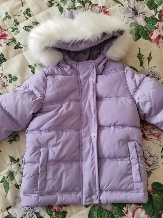 Зимно яке за момиченце 86 размер