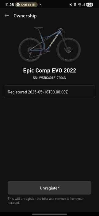 Specialized Epic Comp Evo 2022 (cititi descrierea)