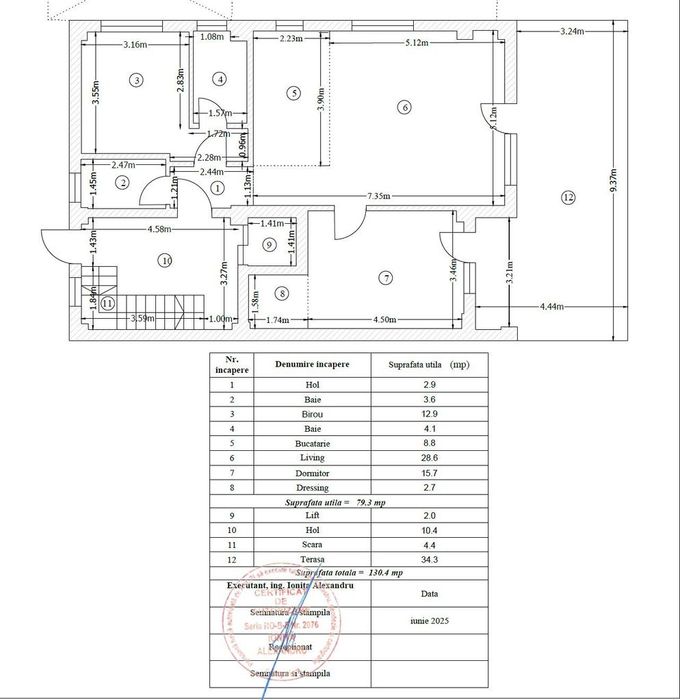 3 camere | curte proprie | bloc nou