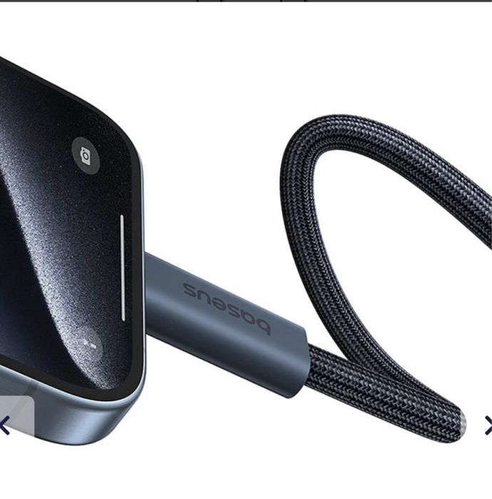 Кабель Baseus thunderbolt 4  USB Type A - USB Type C 1 м Black