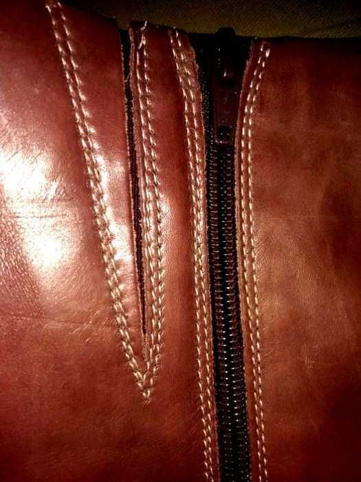 Cizme lungi de la Carla Sellini, mar. 38, piele naturala calitativa