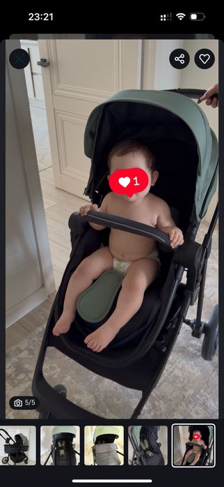 Коляска 2в1 в отличном состоянии