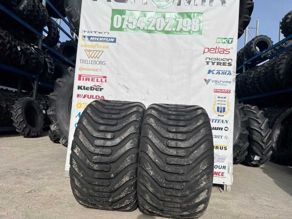 Cauciucuri noi 550/45-22.5 cu 16 pliuri marca CEAT pentru flotation