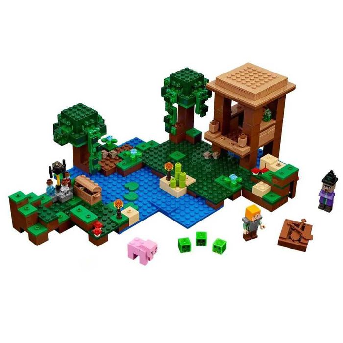 Конструктор "МС" 10622 Minecraft Майнкрафт "Хижина ведьмы" 508 деталей