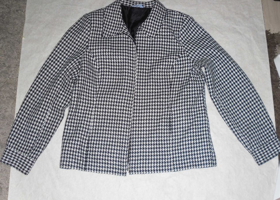 sacou alb negru denver hayes XL