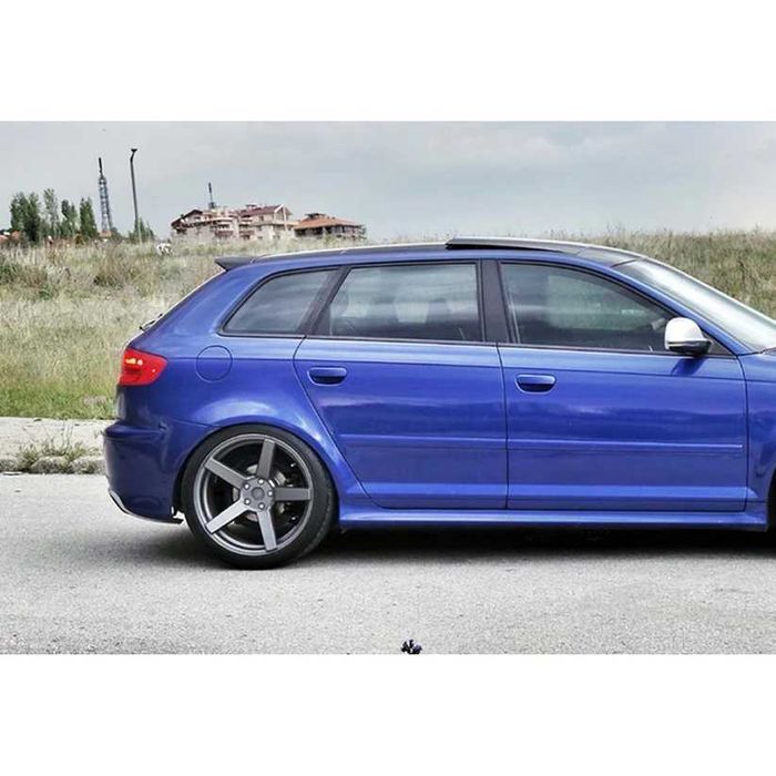 Спойлер за Audi A3 2003 до 2008 8P с 2 и 4 врати - RS3 Style черен лак