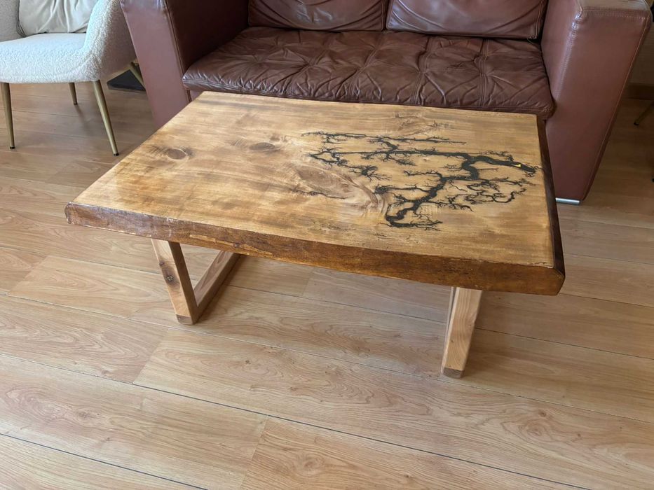 Дизайнерска холна маса 100×64×46 см