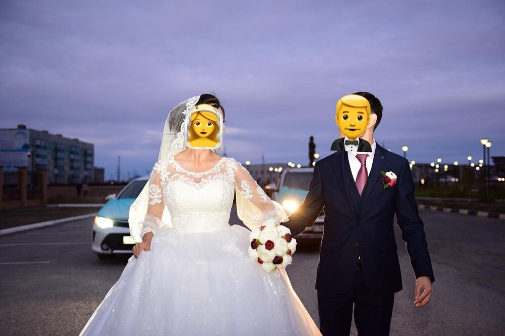 Шикарное свадебное платье