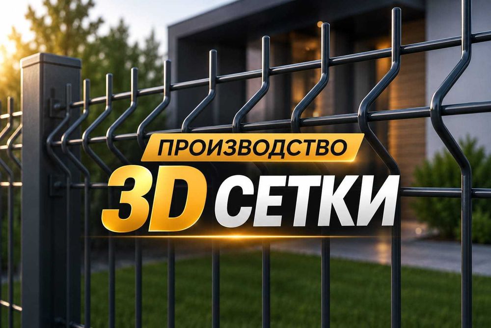 3д сетка/ 3d панели-ограждения /3d забор/металлическая сетка/еврозабор