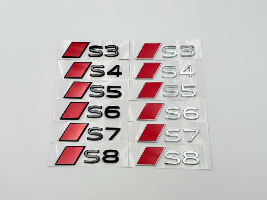 Emblema AUDI S7 spate negru NOU