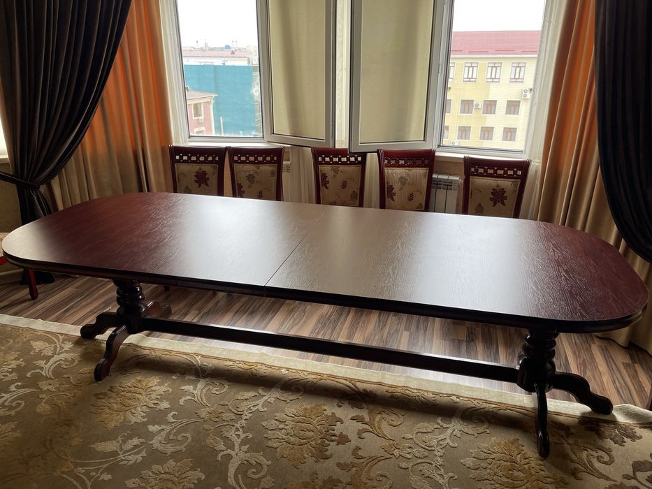 Стол деревянный 3,5 метров