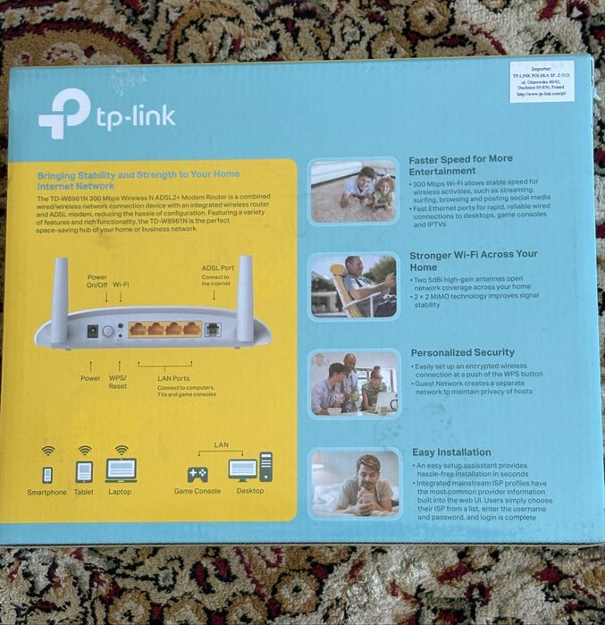 Wifi роутер tp link