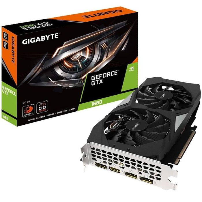 Продам видеокарту gigabyte 1660 на 6гб