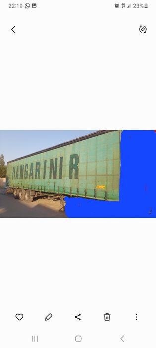 Кроне прицеп тенти полдан тепаси