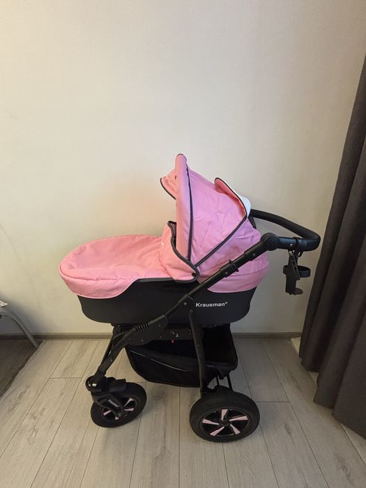 Cărucior 3 în 1 – landou + parte sport + scoică auto